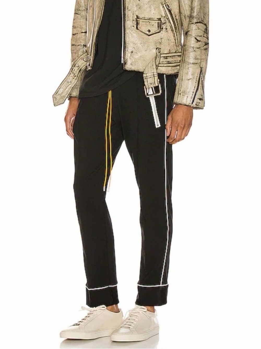 RHUDE Smoking Pants Black Pinstripe Mens Large